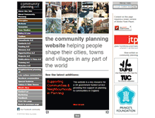Tablet Screenshot of communityplanning.net